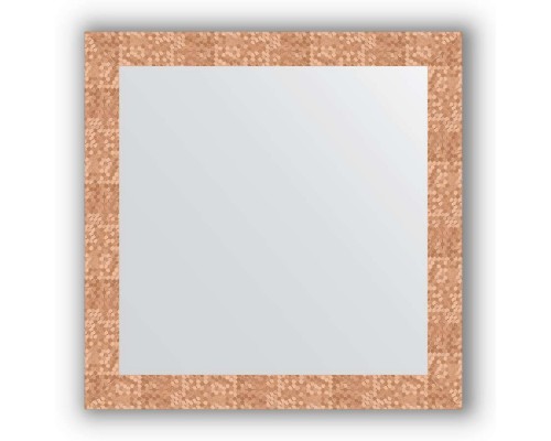 Зеркало в багетной раме Evoform Definite BY 3242 76 x 76 см, соты медь