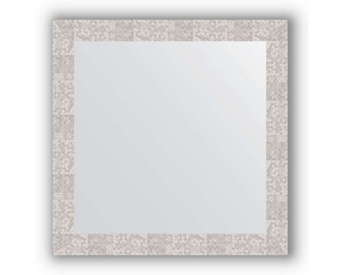 Зеркало в багетной раме Evoform Definite BY 3243 76 x 76 см, соты алюминий