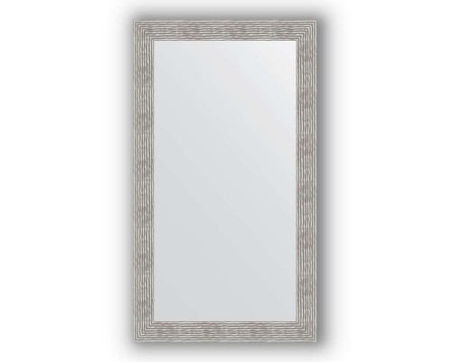 Зеркало в багетной раме Evoform Definite BY 3313 80 x 140 см, волна хром