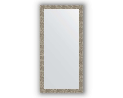 Зеркало в багетной раме Evoform Definite BY 3340 76 x 156 см, соты титан