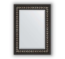 Зеркало в багетной раме Evoform Exclusive BY 1125 55 x 75 см, черный артдеко