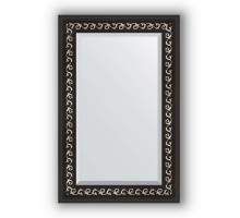 Зеркало в багетной раме Evoform Exclusive BY 1135 55 x 85 см, черный артдеко