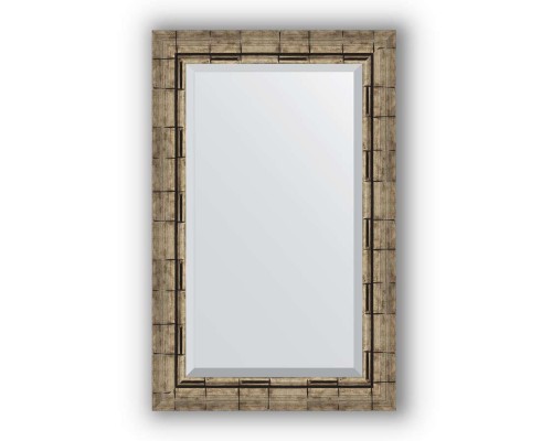 Зеркало в багетной раме Evoform Exclusive BY 1136 53 x 83 см, серебряный бамбук