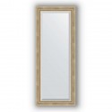 Зеркало в багетной раме Evoform Exclusive BY 1152 53 x 133 см, состаренное серебро с плетением