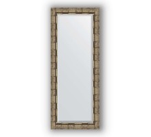 Зеркало в багетной раме Evoform Exclusive BY 1156 53 x 133 см, серебряный бамбук