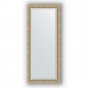 Зеркало в багетной раме Evoform Exclusive BY 1182 63 x 153 см, состаренное серебро с плетением