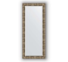 Зеркало в багетной раме Evoform Exclusive BY 1186 63 x 153 см, серебряный бамбук