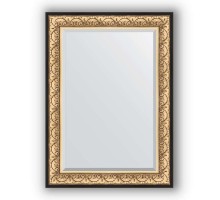 Зеркало в багетной раме Evoform Exclusive BY 1301 80 x 110 см, барокко золото