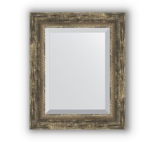 Зеркало в багетной раме Evoform Exclusive BY 3356 43 x 53 см, старое дерево с плетением