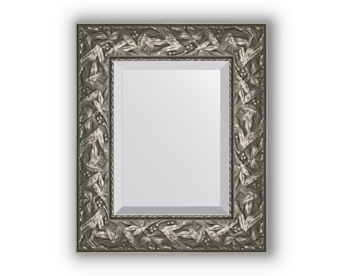 Зеркало в багетной раме Evoform Exclusive BY 3364 49 x 59 см, византия серебро