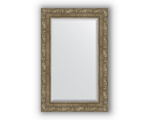 Зеркало в багетной раме Evoform Exclusive BY 3411 55 x 85 см, виньетка античная латунь