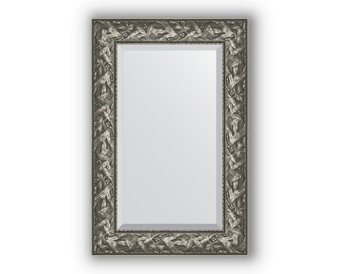 Зеркало в багетной раме Evoform Exclusive BY 3416 59 x 89 см, византия серебро