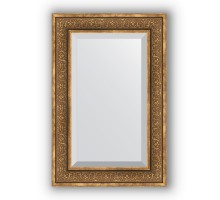 Зеркало в багетной раме Evoform Exclusive BY 3422 59 x 89 см, вензель бронзовый
