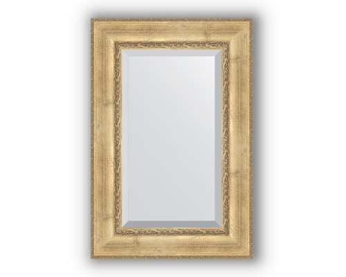 Зеркало в багетной раме Evoform Exclusive BY 3428 62 x 92 см, состаренное серебро с орнаментом