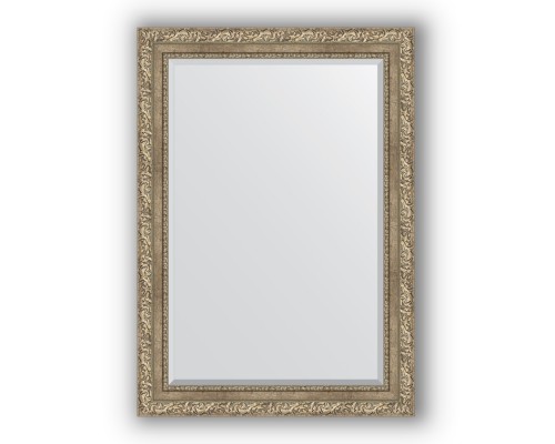 Зеркало в багетной раме Evoform Exclusive BY 3461 75 x 105 см, виньетка античное серебро