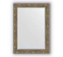 Зеркало в багетной раме Evoform Exclusive BY 3463 75 x 105 см, виньетка античная латунь