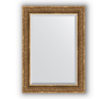 Зеркало в багетной раме Evoform Exclusive BY 3474 79 x 109 см, вензель бронзовый