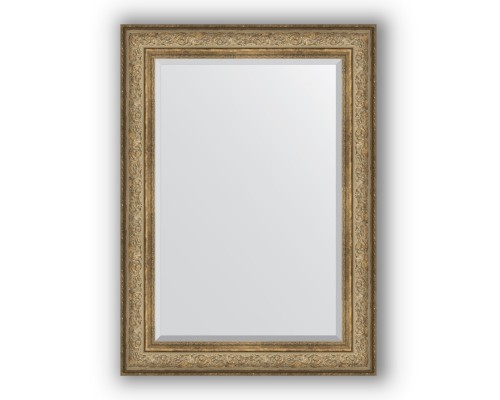 Зеркало в багетной раме Evoform Exclusive BY 3477 80 x 110 см, виньетка античная бронза