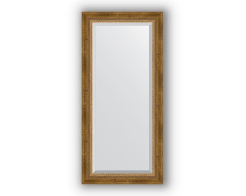 Зеркало в багетной раме Evoform Exclusive BY 3484 53 x 113 см, состаренная бронза с плетением