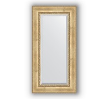 Зеркало в багетной раме Evoform Exclusive BY 3506 62 x 122 см, состаренное серебро с орнаментом
