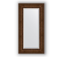 Зеркало в багетной раме Evoform Exclusive BY 3507 62 x 122 см, состаренная бронза с орнаментом