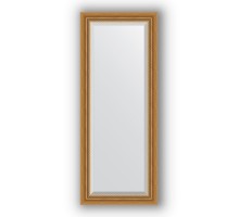 Зеркало в багетной раме Evoform Exclusive BY 3509 53 x 133 см, состаренное золото с плетением