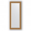 Зеркало в багетной раме Evoform Exclusive BY 3535 58 x 143 см, состаренное золото с плетением