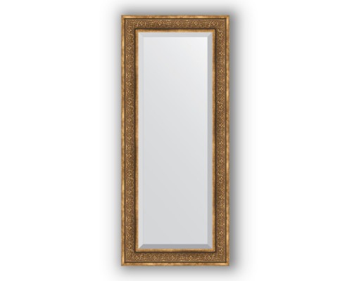 Зеркало в багетной раме Evoform Exclusive BY 3552 64 x 149 см, вензель бронзовый