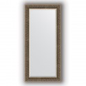 Зеркало в багетной раме Evoform Exclusive BY 3605 79 x 169 см, вензель серебряный