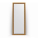 Зеркало в багетной раме Evoform Exclusive Floor BY 6101 78 x 198 см, состаренное золото с плетением