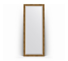 Зеркало в багетной раме Evoform Exclusive Floor BY 6103 78 x 198 см, состаренная бронза с плетением