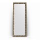 Зеркало в багетной раме Evoform Exclusive Floor BY 6107 78 x 198 см, серебряный бамбук