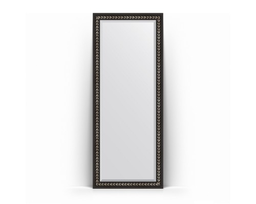 Зеркало в багетной раме Evoform Exclusive Floor BY 6108 80 x 199 см, черный ардеко