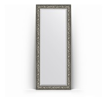 Зеркало в багетной раме Evoform Exclusive Floor BY 6125 84 x 203 см, византия серебро