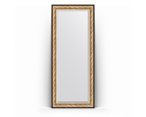 Зеркало в багетной раме Evoform Exclusive Floor BY 6133 85 x 205 см, барокко золото