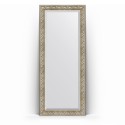 Зеркало в багетной раме Evoform Exclusive Floor BY 6134 85 x 205 см, барокко серебро