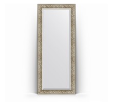 Зеркало в багетной раме Evoform Exclusive Floor BY 6134 85 x 205 см, барокко серебро