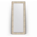 Зеркало в багетной раме Evoform Exclusive Floor BY 6136 85 x 205 см, виньетка серебро