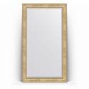 Зеркало в багетной раме Evoform Exclusive Floor BY 6178 117 x 207 см, состаренное серебро с орнаментом