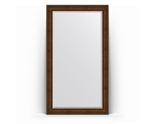 Зеркало в багетной раме Evoform Exclusive Floor BY 6179 117 x 207 см, состаренная бронза с орнаментом
