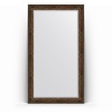 Зеркало в багетной раме Evoform Exclusive Floor BY 6180, 117 x 207 см, состаренное дерево с орнаментом