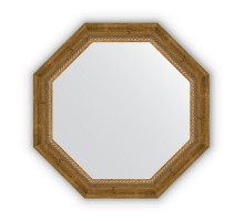 Зеркало в багетной раме Evoform Octagon, BY 3674, 63 x 63 см, состаренная бронза с плетением