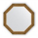 Зеркало в багетной раме Evoform Octagon, BY 3675, 73 x 73 см, состаренная бронза с плетением
