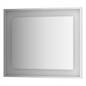 Зеркало в багетной раме и LED-светильником Evoform Ledside BY 2204 90х75 см