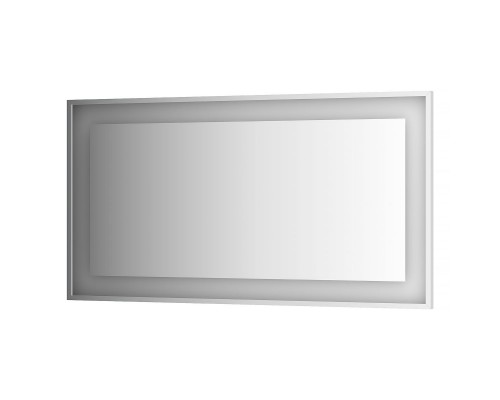 Зеркало в багетной раме и LED-светильником Evoform Ledside BY 2209 140х75 см