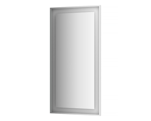 Зеркало в багетной раме и LED-светильником Evoform Ledside BY 2210 150х75 см