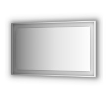 Зеркало в багетной раме и LED-светильником Evoform Ledside BY 2213 150х90 см