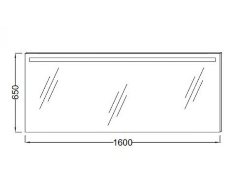 Зеркало Jacob Delafon 160 см, с подсветкой и защитой от запотевания, EB1173-NF