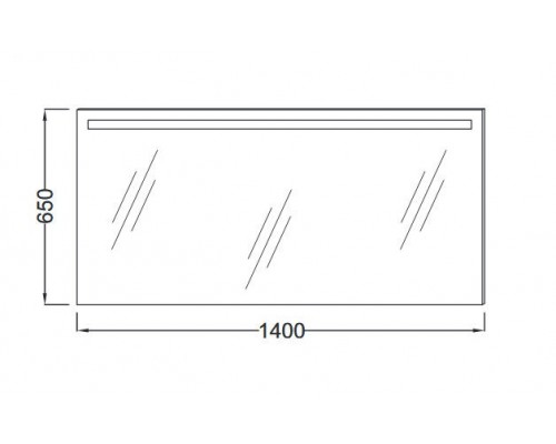 Зеркало Jacob Delafon VOX 140 см, с подсветкой, EB1420-NF
