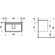 Тумба под раковину Laufen Base 4023921102601, 81 см, 2 ящика